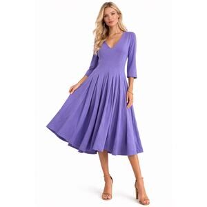 Soft Surroundings Purple Knit Dress